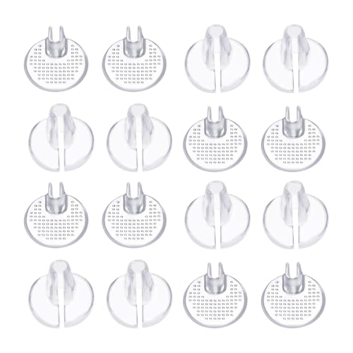 Zehenschutz aus Silikon, rutschfeste Gel-Protektoren, Pfostenschutz für Zehensandalen, weiches Gel-Polster, Zehenschutz, ergonomische Kissen für Sandalen, 8 Paar von Xoktlde
