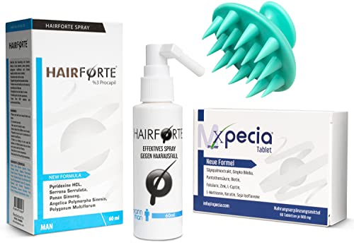 Anti Haarverlust Set. Xpecia + Hair Forte DHT Blocker Hair Growth Kit Männer Anti Haarverlust Set. Xpecia + Hair Forte DHT Blocker Hair Growth Kit Männer von xpecia