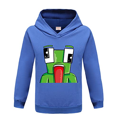 YouTube Gaming Unisex Kinder Sweatshirt Casual Top Gedruckt Hoodie Junge Mädchen Hoody, blau (1), 146 von Xpialong