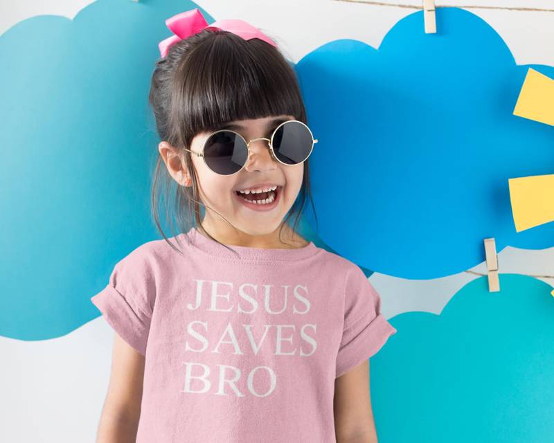 Jesus Rettet Bro Jugend T-Shirt von XpressionTees