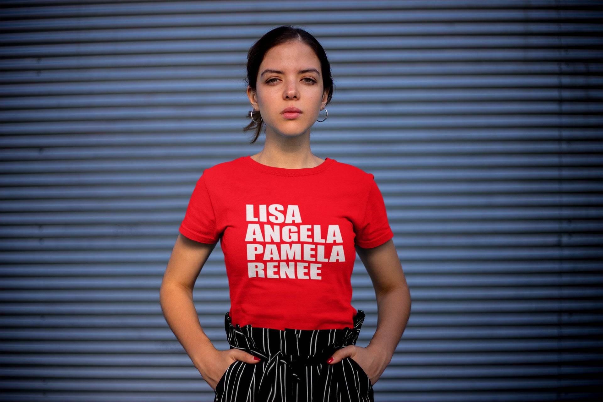 Lisa Angela Pamela Renee Round The Way Mädchen Frauen T-Shirt von XpressionTees