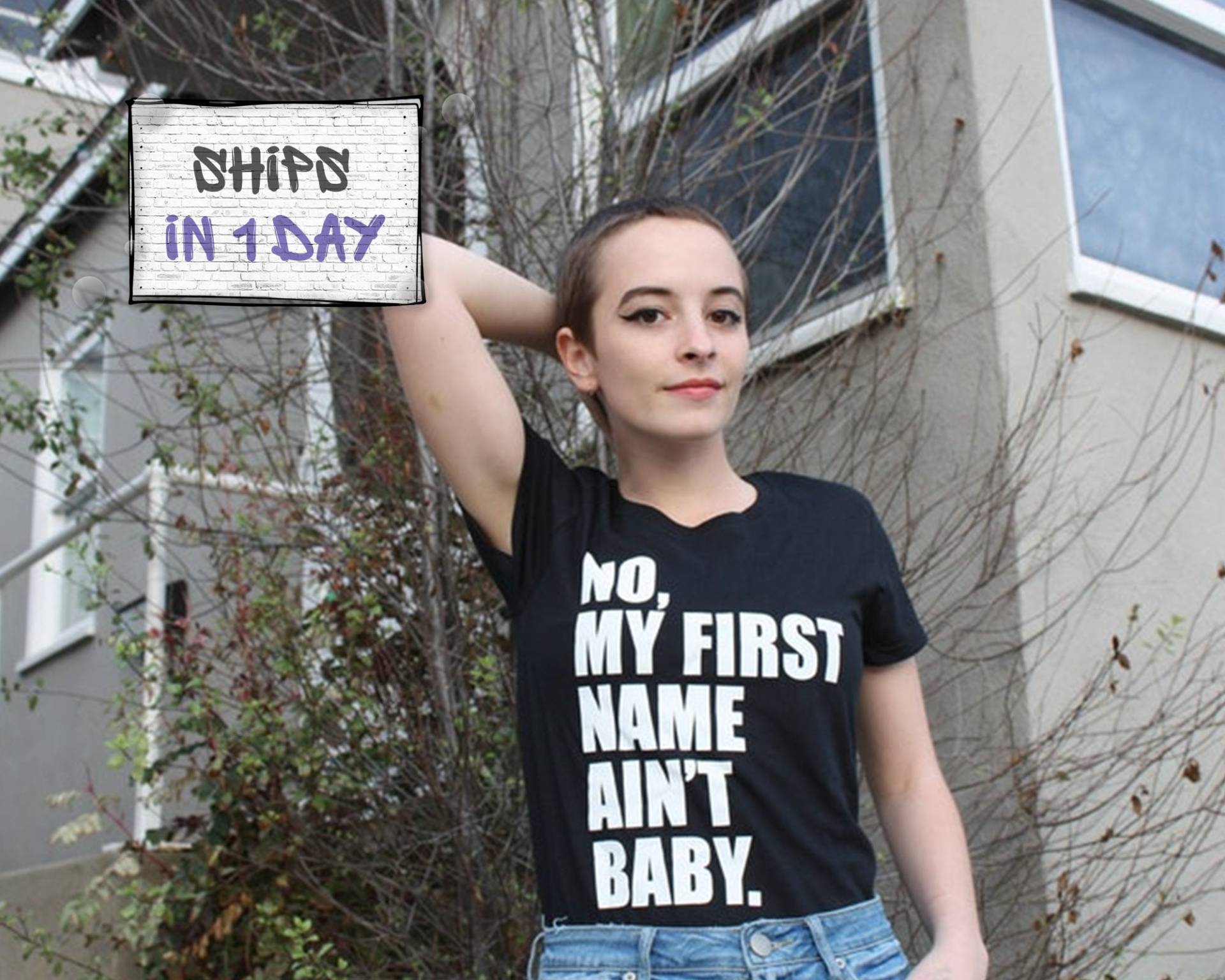 Nein Mein Vorname Ist Nicht Baby Frauen Shirt, Songtext Tshirt, Wieder Zusammen T-Shirt, Queen Of Pop Musik Konzert Trendiges Tshirt von XpressionTees