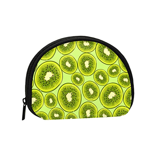 Bright Kiwi, Geldbörse, Make-up-Tasche, Damen-Aufbewahrungstasche, kleine Münzbörse, Münztasche von XqmarT