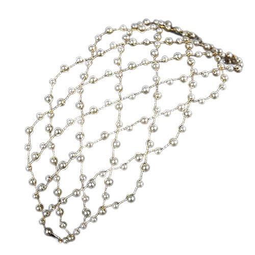 Diamant-Diademe, Perlen-Haarschmuck, Stirnbänder, Brautaccessoires, Hochzeitsaccessoires, Haarschmuck, Perlen-Stirnbänder von XqmarT