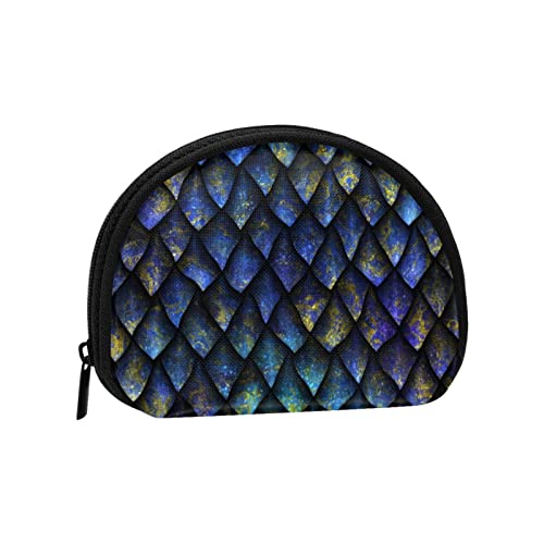 Dragon Scales, Geldbörse, Muschel-Make-up-Tasche, Damen-Aufbewahrungstasche, kleine Geldbörse, Muschel-Wechseltasche von XqmarT