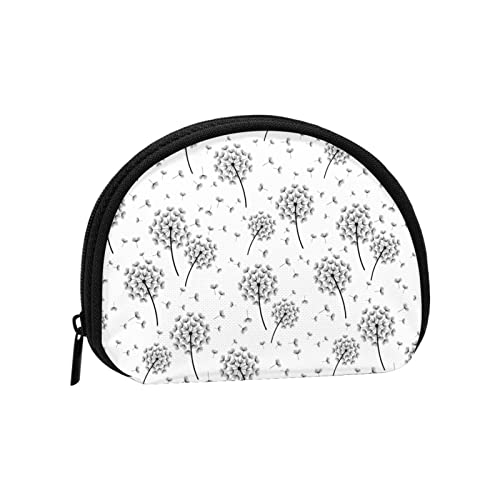 Flying Dandelions, Geldbörse, Muschel-Make-up-Tasche, Damen-Aufbewahrungstasche, kleine Münzbörse, Muschel-Wechseltasche von XqmarT