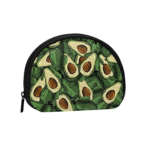 Köstliche Avocado, Brieftasche Shell Make-up Tasche Frauen Aufbewahrungstasche Kleine Geldbörse Shell Kleingeldbeutel von XqmarT