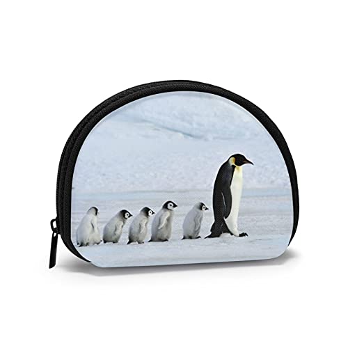 Niedlicher Baby-Pinguin, Geldbörse, Muschel-Make-up-Tasche, Damen-Aufbewahrungstasche, kleine Geldbörse, Muschel-Wechseltasche von XqmarT