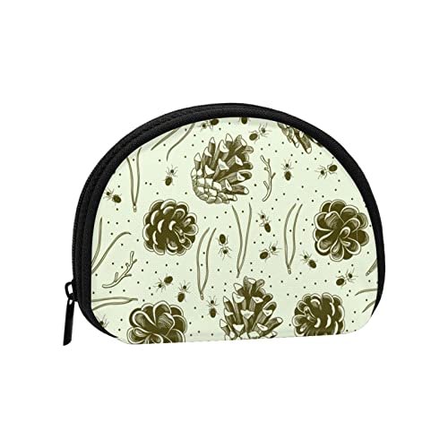 Pine Fruit, Geldbörse, Muschel-Make-up-Tasche, Damen-Aufbewahrungstasche, kleine Geldbörse, Muschel-Wechseltasche von XqmarT