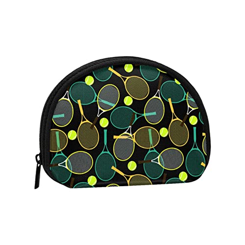 Tennisschläger und Ball, Geldbörse, Make-up-Tasche, Damen-Aufbewahrungstasche, kleine Münzbörse, Münzgeldbeutel von XqmarT