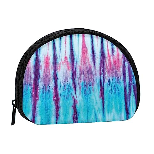 Tie Dye Ethnic Life Retro, Portemonnaie Shell Make-up-Tasche Damen Aufbewahrungstasche Kleine Münzbörse Shell-Wechseltasche von XqmarT