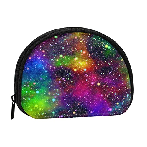 Universum Nacht Sternenhimmel, Brieftasche Shell Make-up Tasche Frauen Aufbewahrungstasche kleine Geldbörse Shell Wechseltasche von XqmarT