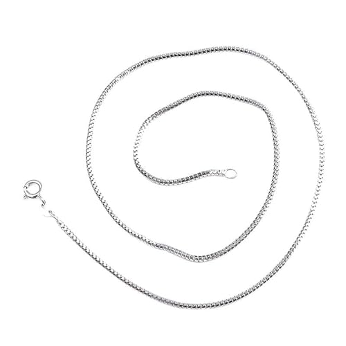 XqmarT Reines S925-Silber, Schmuckzubehör, 1,6 mm Damen-Halskette (45 cm) von XqmarT