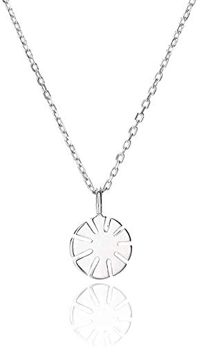 XqmarT Verstellbare Halskette, kreatives Persönlichkeitsset, kleine Halskette in Blumenform, einfache glänzende Ylee-Kette, Damen-Accessoires-Halskette, Damen und Herren von XqmarT