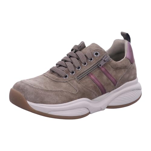 Xsensible Bequemer Edel Sneaker, SWX3, Weite H, Color:braun, 10-Englisch:6 von Xsensible