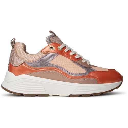 Xsensible Milau Soft Coral Combi (rot) - Damenschuhe Bequeme Schnürschuhe, Rot, Gr. 38 EU von Xsensible