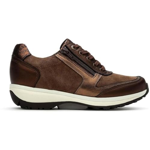 Xsensible Wembley Bronze Combi (braun) - Damenschuhe Bequeme Schnürschuhe, Braun, Gr. 38 EU von Xsensible