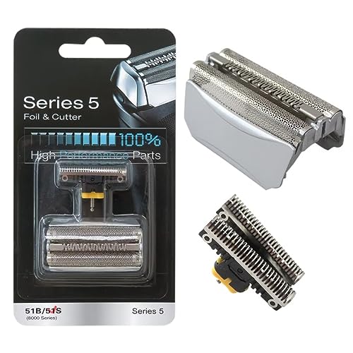 51S Elektrorasierer Ersatzfolienkopf mit Cutter kompatibel für B-raun Serie 5 5643, 5644, 5645, 5646, 5647, 5649, 5751, 5757, 5758 51S Elektrorasierer Ersatzfolienkopf mit Cutter kompatibel für B-raun Serie 5 5643, 5644, 5645, 5646, 5647, 5649, 5751, 5757, 5758 von Xspeedonline