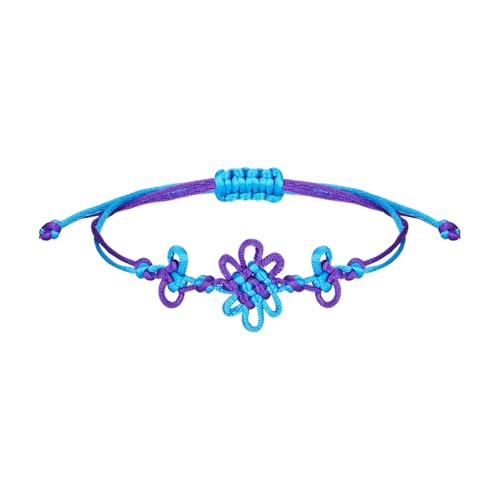 Xtaguvdm Geflochtenes Freundschaftsarmband – Verstellbares Knotenarmband mit Blumen-Design, Einzelstück für Damen, Herren & Jugendliche von Xtaguvdm