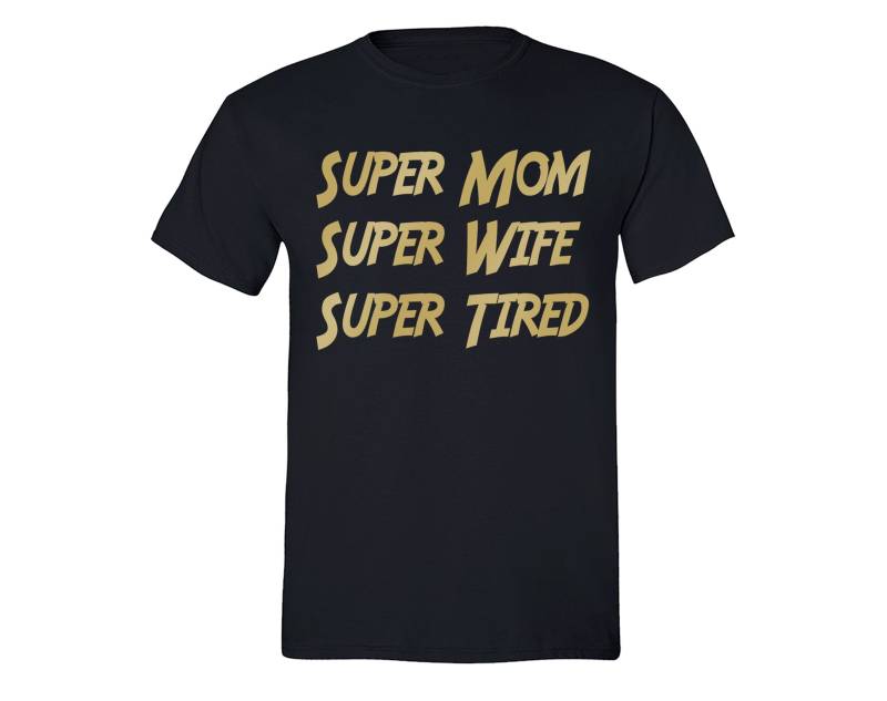 Herren Muttertag T-Shirt Queen Super Wife Beste Mama Ever Tochter Oma Großmutter Geschenk Crewneck T-Shirt von XtraFlyApparel