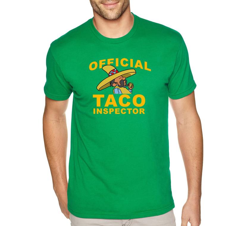 Herren Offizieller Taco Inspektor Cinco De Mayo Spring Break Crewneck Kurzärmeliges T-Shirt Geburtstagsgeschenk Trinksommer Party von XtraFlyApparel