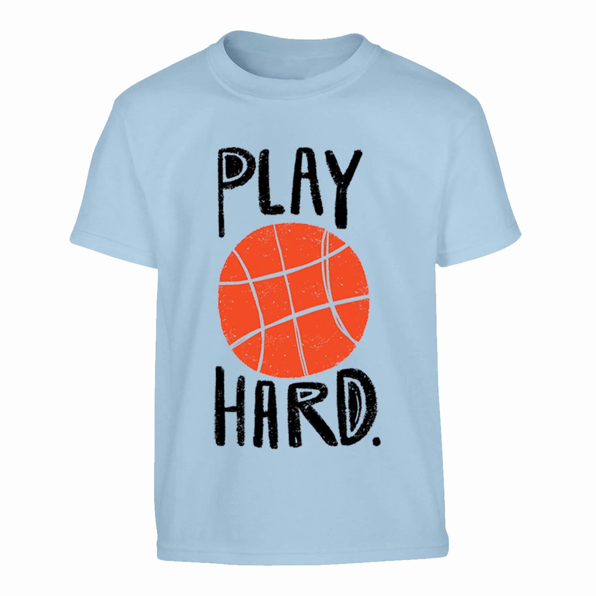 Kleinkind Spiel Hard Basketball Kinder Geburtstag Geschenk Baby Soft Fun Tochter Sohn Party Junge Mädchen Kleidung Crewneck T-Shirt von XtraFlyApparel