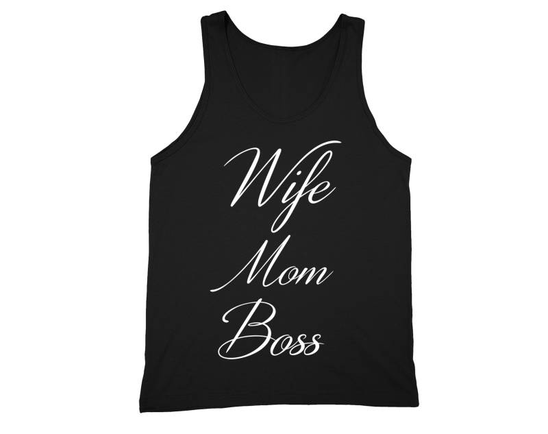 Männer Muttertag Tank Mama Frau Chef Mutter Geschenk Herren Tanktop T-Shirt von XtraFlyApparel