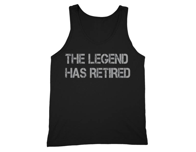 Männer Vatertag Tank King Mann Super Daddy Papa Tochter Opa Großvater Geschenk Legende Pensionierte Tanktop T-Shirt von XtraFlyApparel