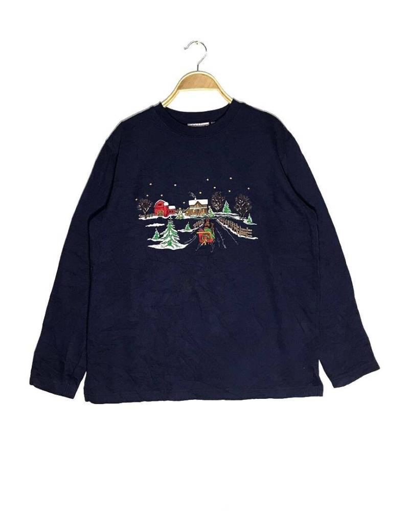 Happy Christmas Day Sweatshirt Langarm Crewneck von XtraTopStore