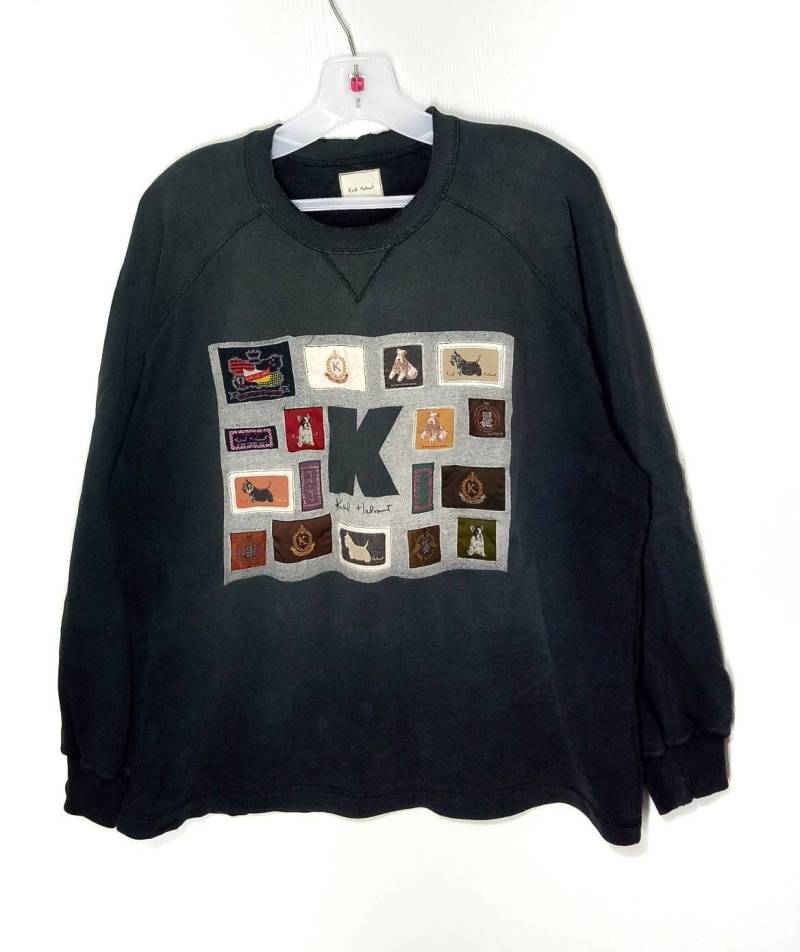 Jahrgang Karl Helmut Big Picture Hund Bild Großes Logo Crewneck Pullover Sweatshirt Größe M Jahrgang Karl Helmut Big Picture Hund Bild Großes Logo Crewneck Pullover Sweatshirt Größe M von XtraTopStore