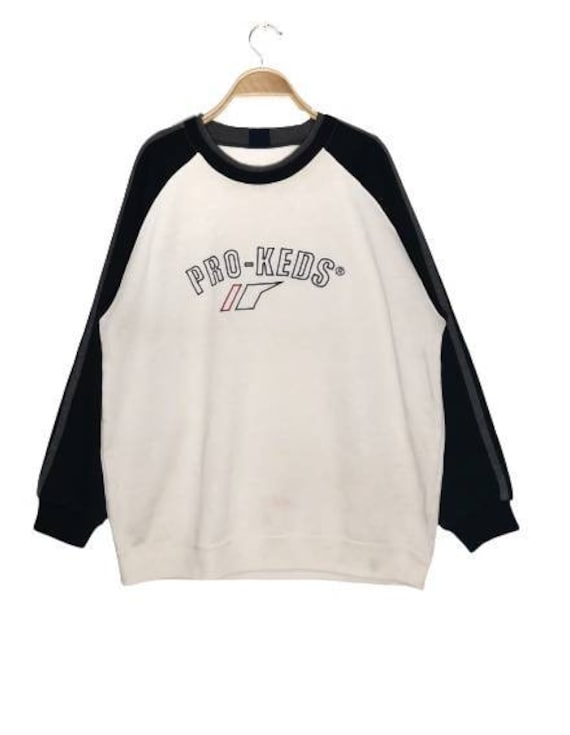 Jahrgang Pro-Keds Sweatshirt Sidetape Big Spellout Crewneck Activwear Streetwear Größe 2L Jahrgang Pro-Keds Sweatshirt Sidetape Big Spellout Crewneck Activwear Streetwear Größe 2L von XtraTopStore