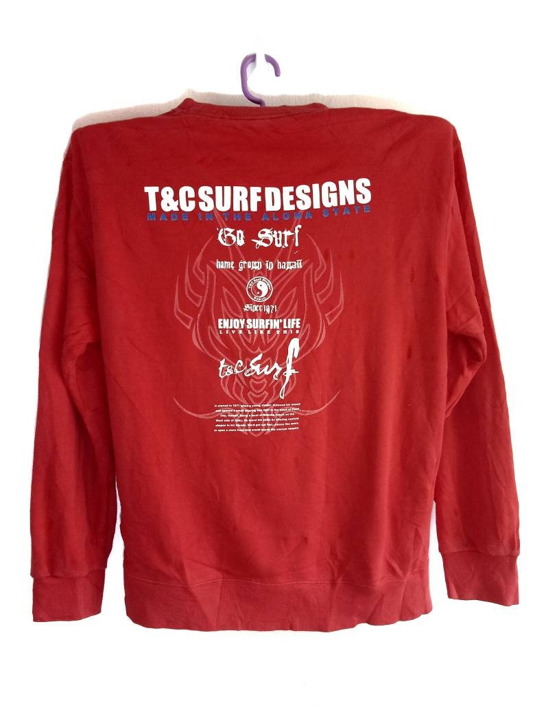 Jahrgang T&c Surf Designs Hawaii Sweatshirt Crewneck Größe M Jahrgang T&c Surf Designs Hawaii Sweatshirt Crewneck Größe M von XtraTopStore
