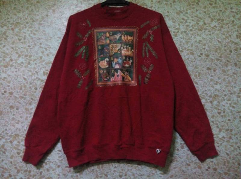 Logo 7 Großes Bild Alle Charakter Sweatshirt Rote Farbe Logo 7 Großes Bild Alle Charakter Sweatshirt Rote Farbe von XtraTopStore