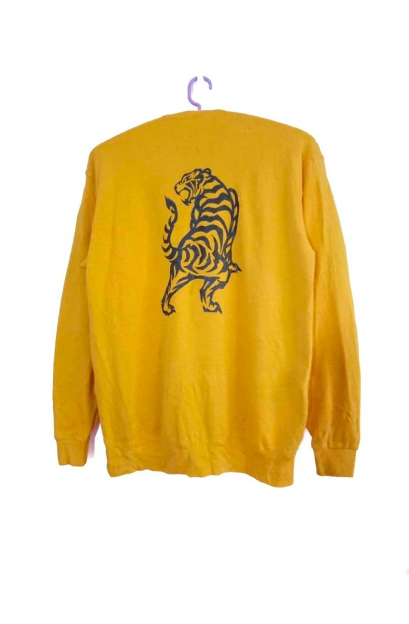 Selten Sweatshirt Max Vulkan Big Tiger Gedruckt Crewneck Größe Groß Selten Sweatshirt Max Vulkan Big Tiger Gedruckt Crewneck Größe Groß von XtraTopStore