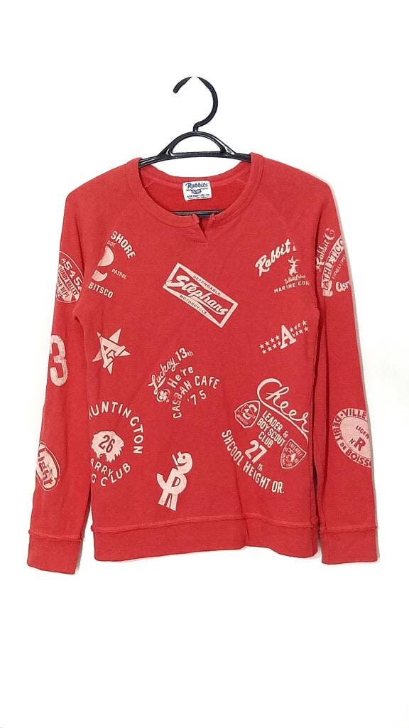 Sweatshirt Voller Druck Für Damen Tag Kaninchen Rosa Farbe von XtraTopStore