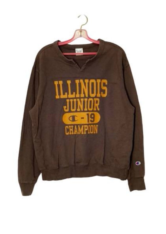 Vintage 90Er Jahre Champion Illinois Junior Bekleidung Sweatshirt V Hals Größe Groß Vintage 90Er Jahre Champion Illinois Junior Bekleidung Sweatshirt V Hals Größe Groß von XtraTopStore