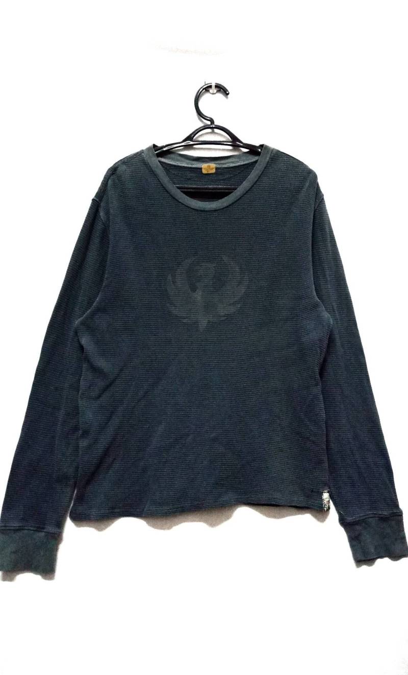 Vintage Ag Adriano Goldschmied Langarm Shirt Große Logo Crewneck Xl Größe von XtraTopStore