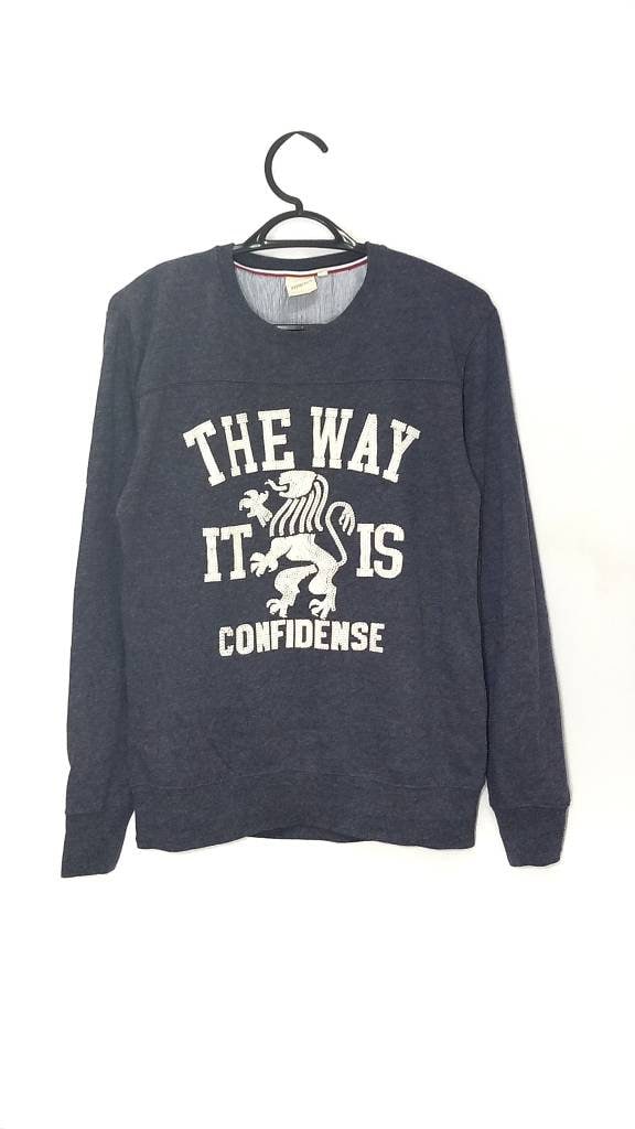 Vintage Die Art Und Weise Ist Es Confidense Lion Logo Sweatshirt M Größe von XtraTopStore