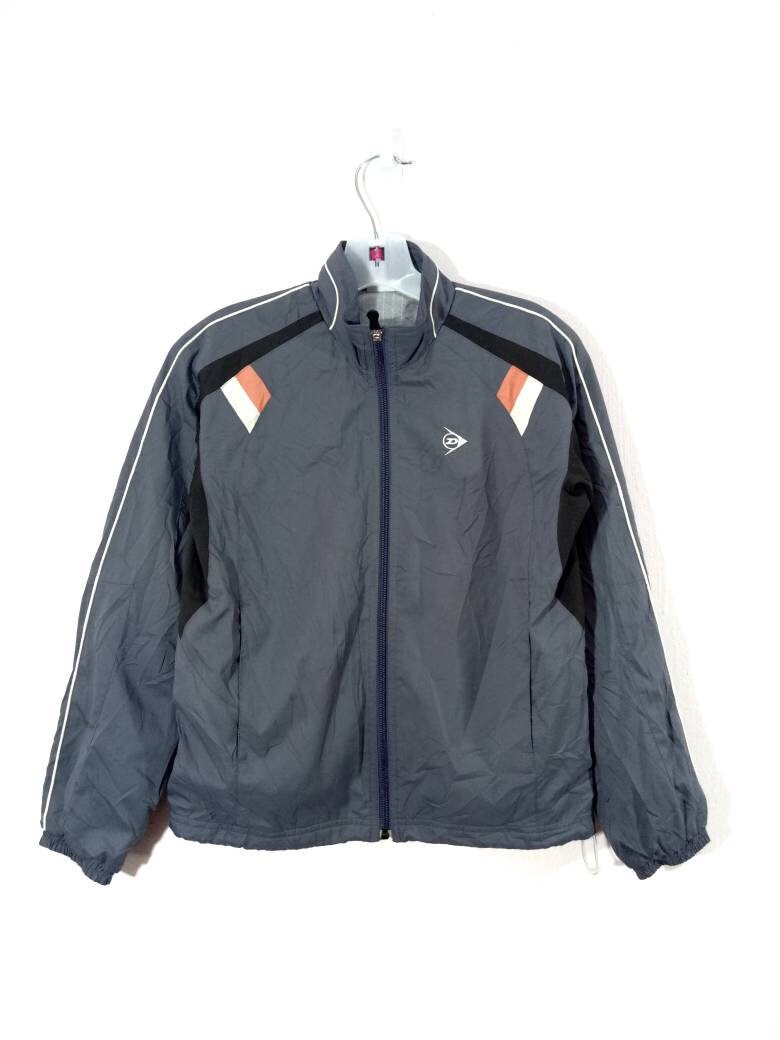 Vintage Dunlop Kleine Logo Stickerei Pullover Reißverschluss Windbreaker Vintage Dunlop Kleine Logo Stickerei Pullover Reißverschluss Windbreaker von XtraTopStore