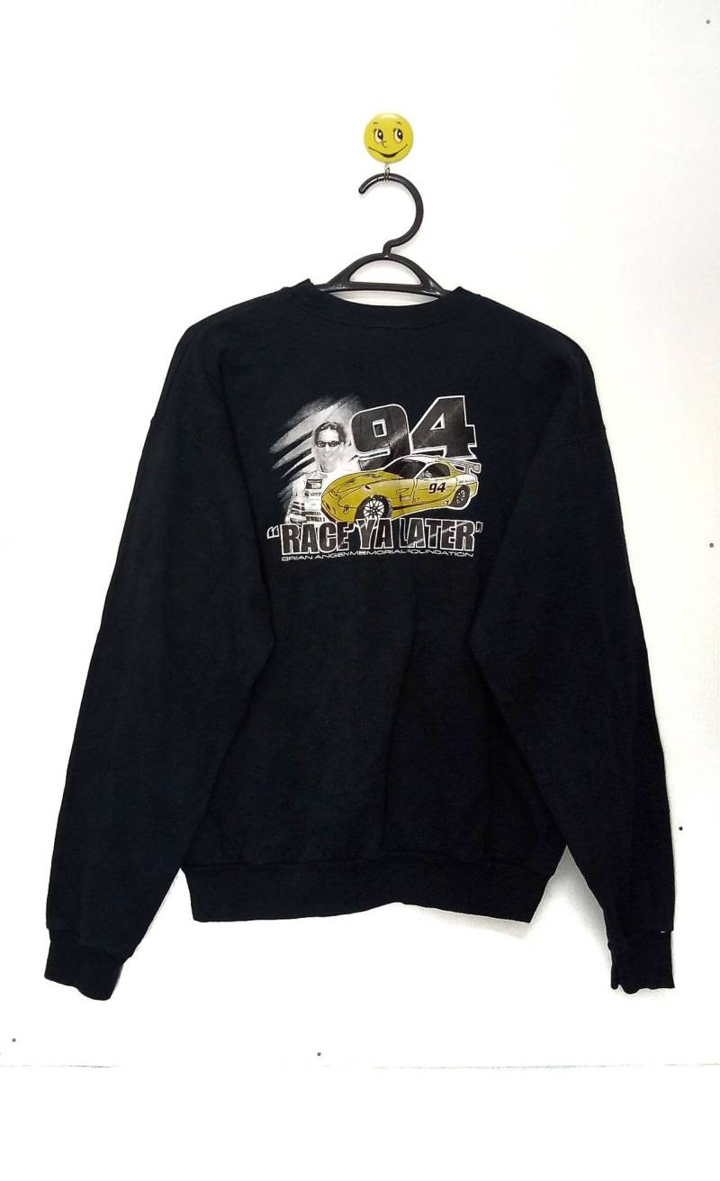 Vintage Rennen Ya Später Brian Angen Memorial Foundation Sweatshirt Tag Hanes M Größe von XtraTopStore