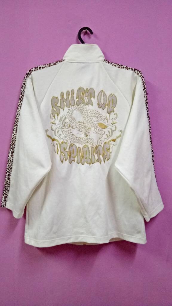 Vintage Shift Up Spirits Stickerei Logo Jacke Sidetape Dragon Big M Größe Vintage Shift Up Spirits Stickerei Logo Jacke Sidetape Dragon Big M Größe von XtraTopStore