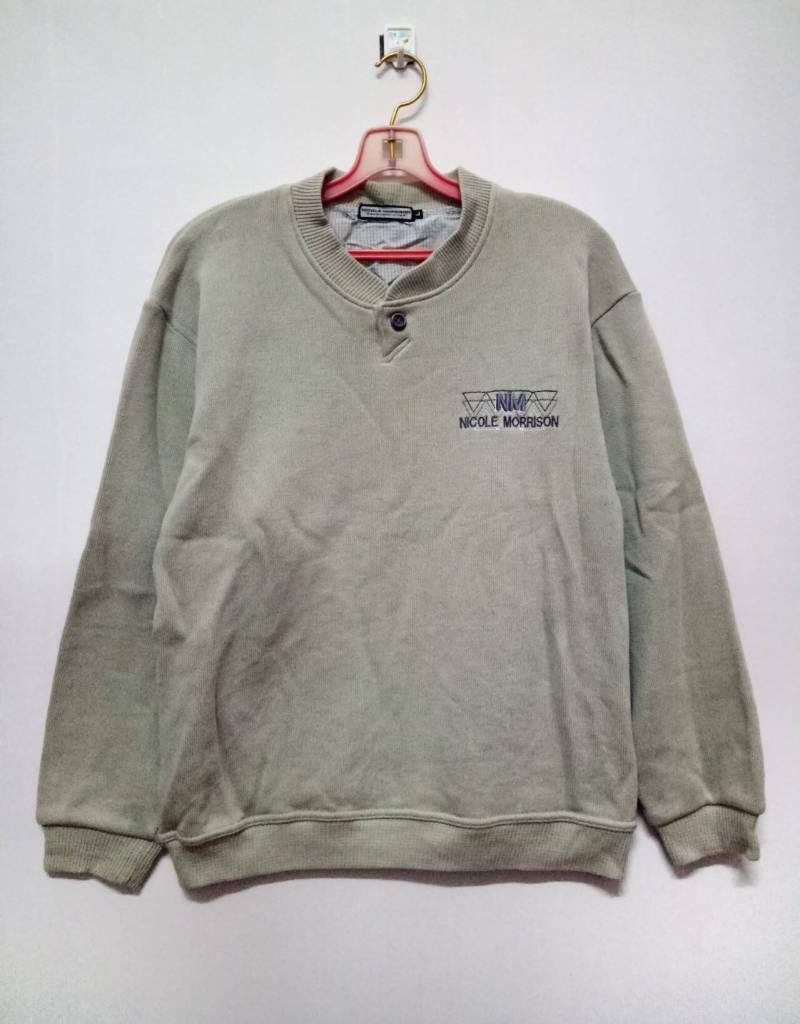 Vintage Sweatshirt Nicole Morison Spellout Stickerei L Größe Vintage Sweatshirt Nicole Morison Spellout Stickerei L Größe von XtraTopStore