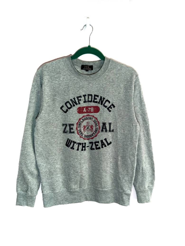 Vintage Zeal Herren Lässig Tragen Sweatshirt Crewneck Größe M Vintage Zeal Herren Lässig Tragen Sweatshirt Crewneck Größe M von XtraTopStore