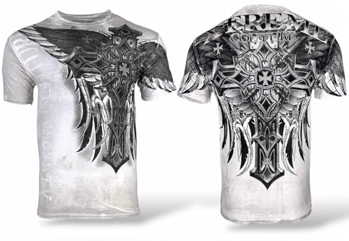 Xtreme Couture by Affliction Herren T-Shirt Battledome, Weiss/opulenter Garten, XX-Large Xtreme Couture by Affliction Herren T-Shirt Battledome, Weiss/opulenter Garten, XX-Large von Xtreme Couture