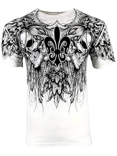 Xtreme Couture by Affliction Herren T-Shirt Gather, Weiss/opulenter Garten, L Xtreme Couture by Affliction Herren T-Shirt Gather, Weiss/opulenter Garten, L von Xtreme Couture