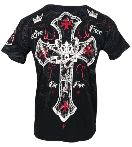 Xtreme Couture by Affliction Herren T-Shirt Glorious Tattoo Biker MMA S-6XL, Schwarz, XX-Large Xtreme Couture by Affliction Herren T-Shirt Glorious Tattoo Biker MMA S-6XL, Schwarz, XX-Large von Xtreme Couture