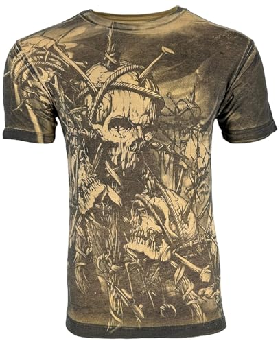 Xtreme Couture by Affliction Herren T-Shirt Headhunter, Sand, L Xtreme Couture by Affliction Herren T-Shirt Headhunter, Sand, L von Xtreme Couture