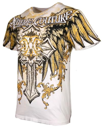 Xtreme Couture by Affliction Herren T-Shirt Siren, Weiss/opulenter Garten, XL Xtreme Couture by Affliction Herren T-Shirt Siren, Weiss/opulenter Garten, XL von Xtreme Couture