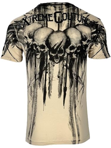 Xtreme Couture by Affliction Herren T-Shirt Walking, Sand, 5X-Groß Xtreme Couture by Affliction Herren T-Shirt Walking, Sand, 5X-Groß von Xtreme Couture