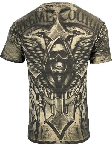 Xtreme Couture by Affliction T-Shirt für Männer Last Scream, Sand, XL von Xtreme Couture